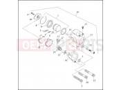 Harley-Davidson 1999 SOFTAIL NIGHT TRAIN  - FXSTB FRONT BRAKE CALIPER