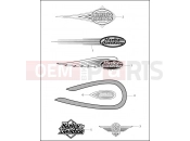 Harley-Davidson 1999 SOFTAIL SOFTAIL CUSTOM  - FXSTC FUEL TANK TRIM