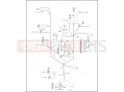 Harley-Davidson 1999 TOURING ELECTRA GLIDE CLASSIC  - FLHTC WIRING HARNESS, MAIN (2 OF 2)