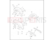 Harley-Davidson 1998 DYNA DYNA LOW RIDER  - FXDL FRONT & REAR FENDER & REAR FENDER COVERS