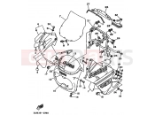YAMAHA XTZ 750 Super Tenere XTZ750 SUPERTENERE (3WM3) 1992 MOTORVERKLEIDUNG 1