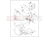 Harley-Davidson 1997 TOURING ROAD KING  - FLHRI WIRING HARNESS & CONTROL MODULE - FUEL INJECTED