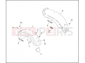 Harley-Davidson 1996 DYNA DYNA LOW RIDER  - FXDL REAR FENDER