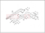 Harley-Davidson 1996 SOFTAIL HERITAGE SOFTAIL NOSTALGIA  - FLSTN REAR FENDER SUPPORTS
