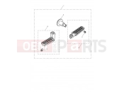 TRIUMPH Bonneville Bobber Footrest, Front M/CD Kit