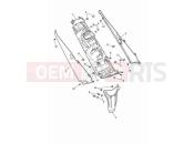 Triumph 2023 Tiger 1200 GT Explorer Rear mudguard