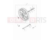 Triumph 2023 Tiger 1200 GT Explorer Front wheel