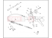 Harley-Davidson 1995 POLICE ELECTRA GLIDE STANDARD POLICE (WINDSHIELD)  - FLHTP CLUTCH CONTROL