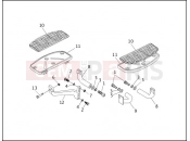 Harley-Davidson 1995 POLICE ELECTRA GLIDE STANDARD POLICE (WINDSHIELD)  - FLHTP FOOTBOARDS
