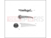 Harley-Davidson 1995 SIDECAR FLHTC SIDECAR  - SIDECAR FOR FLHTC FUEL TANK TRIM - 1996