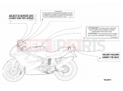 DUCATI Sporttouring ST2 WARNING LABELS USA » UNCLASSIFIED