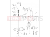 Harley-Davidson 1994 SIDECAR FLHTC/I SIDECAR  - SIDECAR FOR FLHTC/I WIRING HARNESS, INTERCONNECT - 1994 FLHT (2 OF 2)
