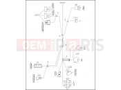 Harley-Davidson 1994 SIDECAR FXRP SIDECAR  - SIDECAR FOR FXRP WIRING HARNESS, INTERCONNECT - 1994 FLHTP WINDSHIELD (1 OF 2)