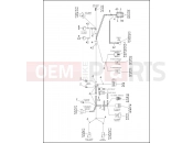 Harley-Davidson 1994 SIDECAR ULTRA SIDECAR  - SIDECAR FOR ULTRA WIRING HARNESS, INTERCONNECT - 1994 FLT