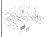 HARLEY-DAVIDSON FAT BOY  - FLSTF REAR BRAKE CALIPER