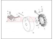 HARLEY-DAVIDSON SPRINGER SOFTAIL  - FXSTS ALTERNATOR & REGULATOR