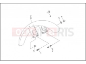 Harley-Davidson 1993 DYNA DYNA WIDE GLIDE  - FXDWG FRONT FENDERS