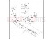 HARLEY-DAVIDSON SOFTAIL CUSTOM  - FXSTC REAR BRAKE CONTROL - FXST