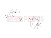 HARLEY-DAVIDSON SUPER GLIDE CUSTOM  - FXDC FRONT FENDERS