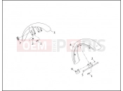 HARLEY-DAVIDSON SPORT GLIDE  - FXRT FRONT FENDERS