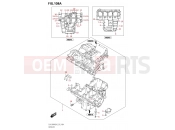 SUZUKI GSX 1300 RRQ Hayabusa M3 (2023) (EJ11AZP7)(E19) 108A - CRANKCASE