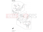 SUZUKI GSX 1300 RRQ Hayabusa M3 (2023) (EJ11AZP7)(E19) 417A - PILLION FOOTREST