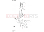 SUZUKI GSX 1300 RRQ Hayabusa M3 (2023) (EJ11AZP7)(E19) 120A - CRANKSHAFT