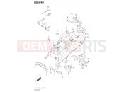 SUZUKI GSX 1300 RRQ Hayabusa M3 (2023) (EJ11AZP7)(E19) 474D - REAR FENDER