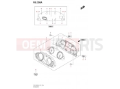 SUZUKI GSX 1300 RRQ Hayabusa M3 (2023) (EJ11AZP7)(E19) 330A - SPEEDOMETER (E19)