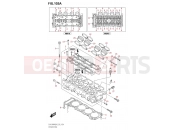 SUZUKI GSX 1300 RRQ Hayabusa M3 (2023) (EJ11AZP7)(E19) 103A - CYLINDER HEAD