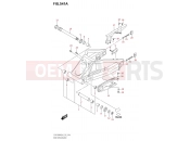 SUZUKI GSX 1300 RRQ Hayabusa M3 (2023) (EJ11AZP7)(E19) 541A - REAR SWINGINGARM