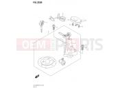 SUZUKI GSX 1300 RRQ Hayabusa M3 (2023) (EJ11AZP7)(E19) 352B - LOCK SET