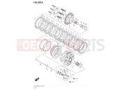 SUZUKI GSX 1300 RRQ Hayabusa M3 (2023) (EJ11AZP7)(E19) 201A - CLUTCH