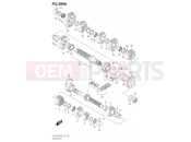 SUZUKI GSX 1300 RRQ Hayabusa M3 (2023) (EJ11AZP7)(E19) 206A - TRANSMISSION