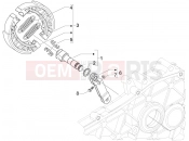 PIAGGIO Fly 150 (LBMM57) Rear brake - Brake jaw