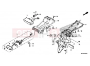 HONDA NC750XAK NC750X 2019 F-36 TAILLIGHT
