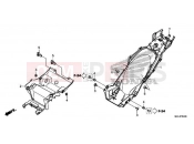 HONDA NC750XAK NC750X 2019 F-34 REAR FENDER