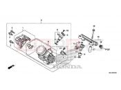 HONDA NC750XAK NC750X 2019 E-23 THROTTLE BODY