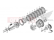 HONDA NC750XAK NC750X 2019 E-8 CLUTCH (NC750XA)