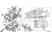HONDA NC750XAK NC750X 2019 E-15 CRANKCASE