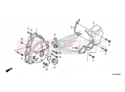 HONDA NC750XAK NC750X 2019 E-10 A.C. GENERATOR COVER