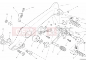DUCATI 2016 Scrambler Icon FOOTRESTS, LEFT