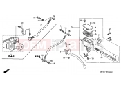 HONDA FJS600A4 E  ABS (FJS600A4) SILVER WING 2004 F-5 REAR BRAKE MASTER CYLINDER