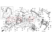 HONDA FJS600A4 E  ABS (FJS600A4) SILVER WING 2004 F-9 FRONT COVER