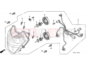 HONDA FJS600A4 E  ABS (FJS600A4) SILVER WING 2004 F-1 HEADLIGHT