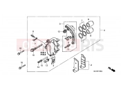 HONDA FJS600A4 E  ABS (FJS600A4) SILVER WING 2004 F-17 REAR BRAKE CALIPER