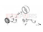 HONDA FJS600A4 E  ABS (FJS600A4) SILVER WING 2004 E-9 GENERATOR