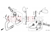 HONDA FJS600A4 E  ABS (FJS600A4) SILVER WING 2004 F-3 SWITCH/CABLE