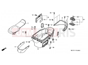 HONDA FJS600A4 E  ABS (FJS600A4) SILVER WING 2004 F-13 LUGGAGE BOX