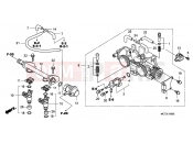 HONDA FJS600A4 E  ABS (FJS600A4) SILVER WING 2004 E-19 THROTTLE BODY
